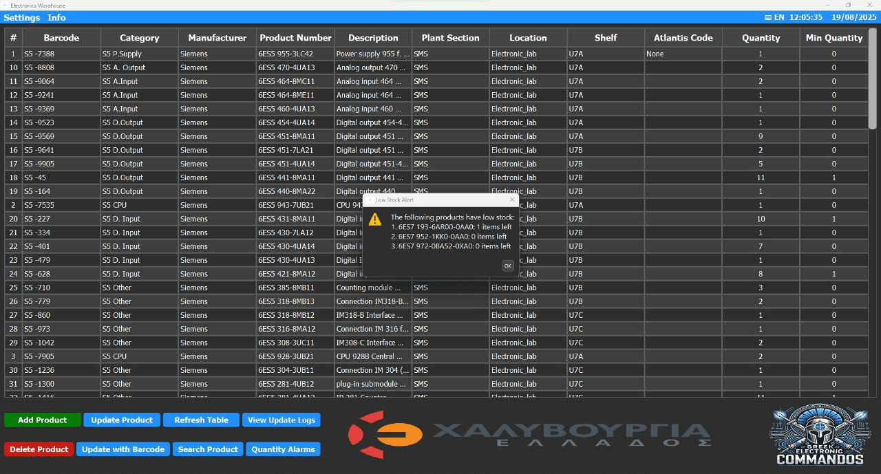 Σύστημα Διαχείρισης Αποθήκης — image 1